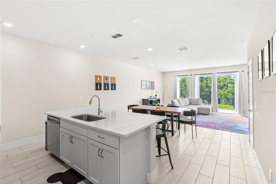 Furnished interior view inside a new home in , Kissimmee (Image 17).
