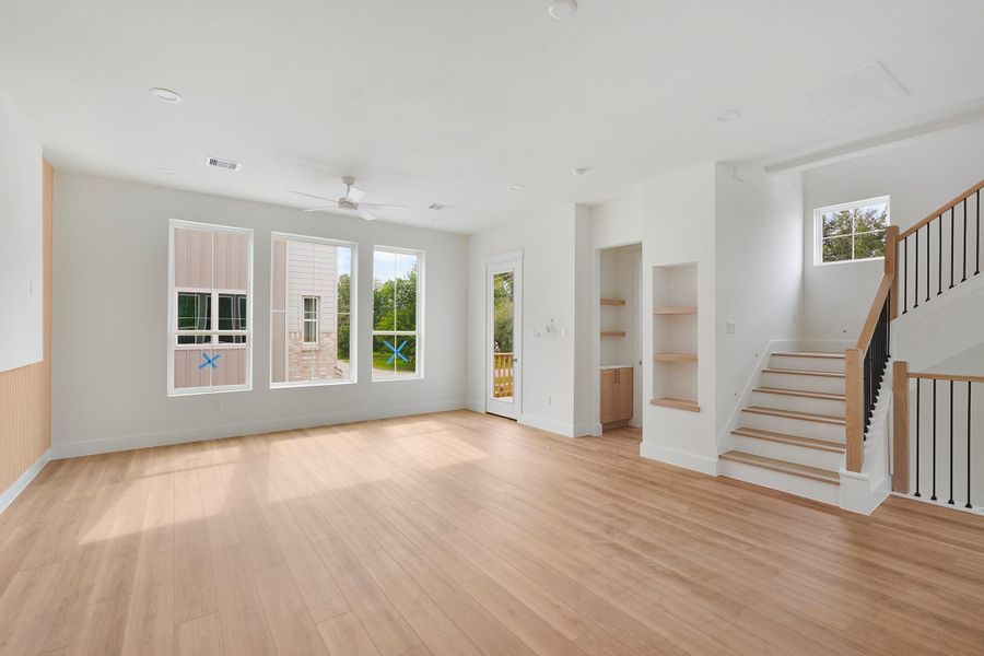 Spacious, unfurnished interior of a new home in , Houston (Image 12). Spacious, unfurnished interior of a new home in , Houston (Image 12).