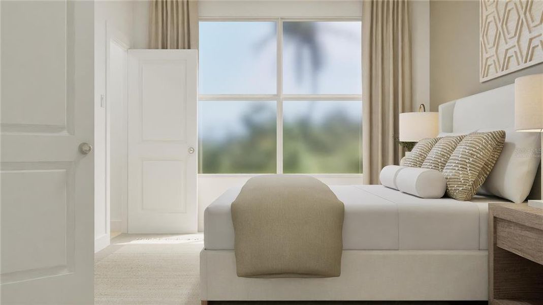 Furnished interior view inside a new home in , Kissimmee (Image 26).