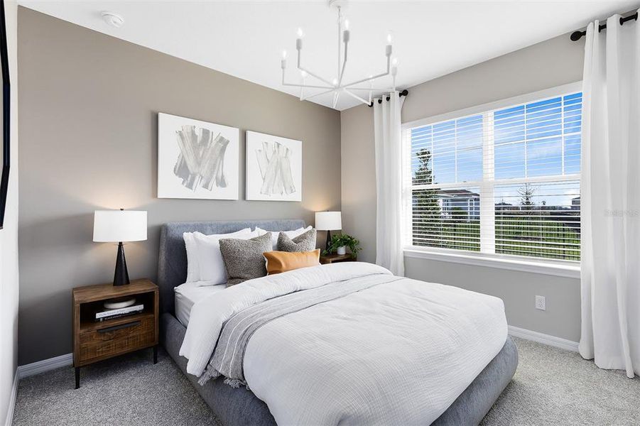 Furnished interior view inside a new home in EverBe, Orlando (Image 6).