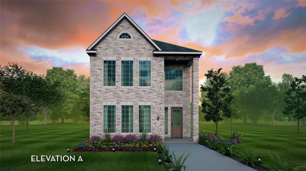 Front exterior of a new home in Craig Ranch, McKinney, TX, highlighting curb appeal (Image 1). Front exterior of a new home in Craig Ranch, McKinney, TX, highlighting curb appeal (Image 1).