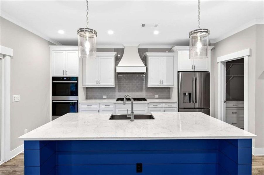 Furnished interior view inside a new home in , Hoschton (Image 11).