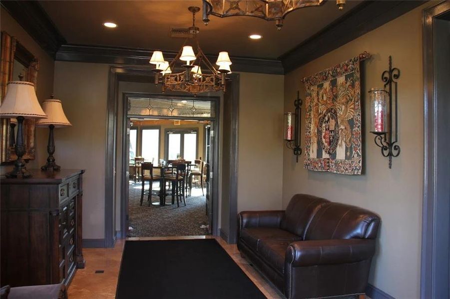Furnished interior view inside a new home in , Flowery Branch (Image 7).