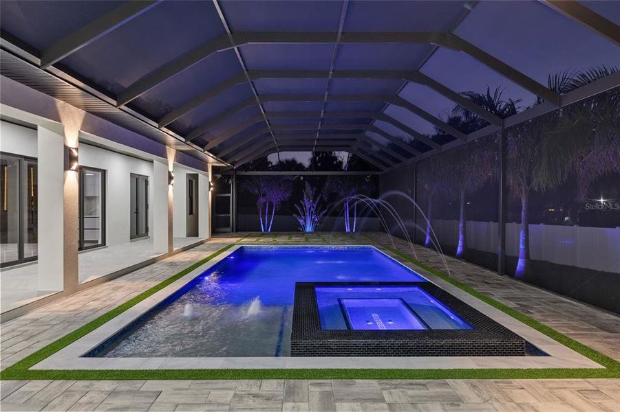 Exterior details and patio area of a home in , Tampa (Image 46).