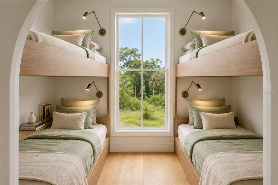Furnished interior view inside a new home in , Tampa (Image 11).