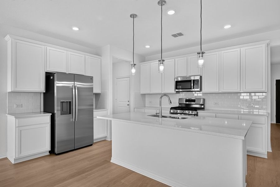 Furnished interior view inside a new home in Parks at Foster Crossing, Anna (Image 5).