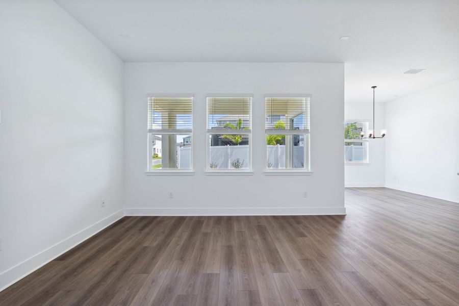 Representative unfurnished interior of a home built from the Hemingway by Rockwell Homes in Northlake at Ovation, Winter Garden (Image 26). Representative unfurnished interior of a home built from the Hemingway by Rockwell Homes in Northlake at Ovation, Winter Garden (Image 26).