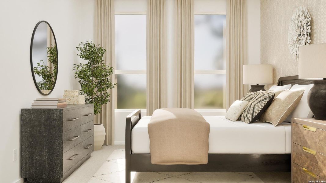 Furnished interior view inside a new home in Stone Garden, Elmendorf (Image 9).