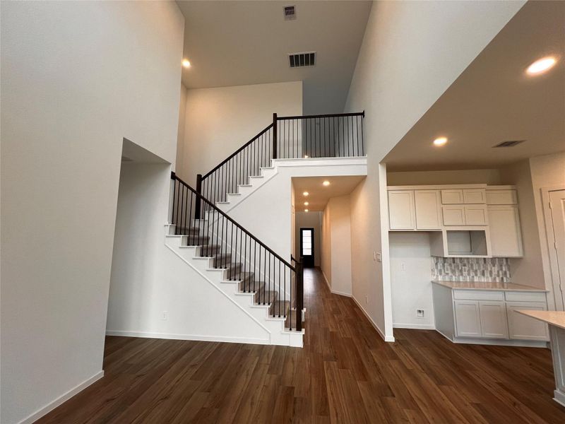 Pics are not of actual home.  They are a representative of a home of the same floor plan