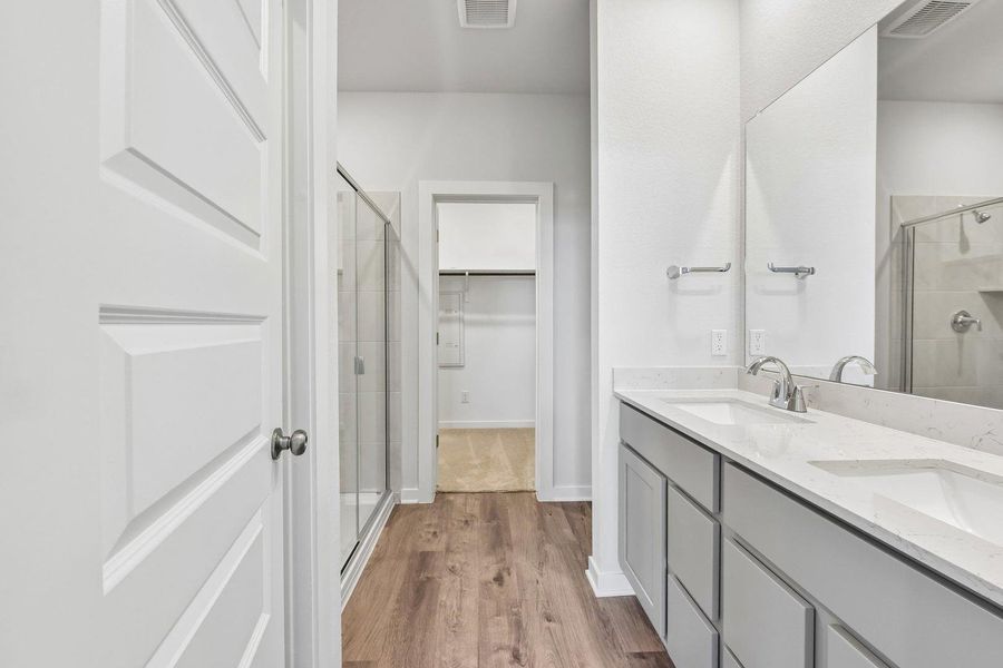 Furnished interior view inside a new home in Trinity Ranch, Elgin (Image 6).