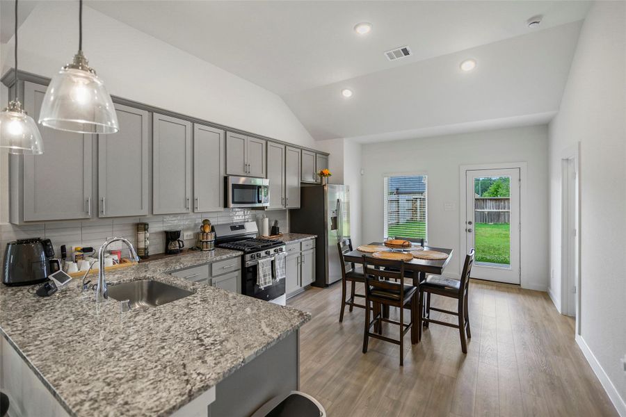 Furnished interior view inside a new home in Sorella, Tomball (Image 4).