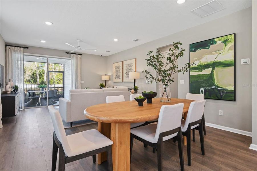 Furnished interior view inside a new home in Waterset, Apollo Beach (Image 5).