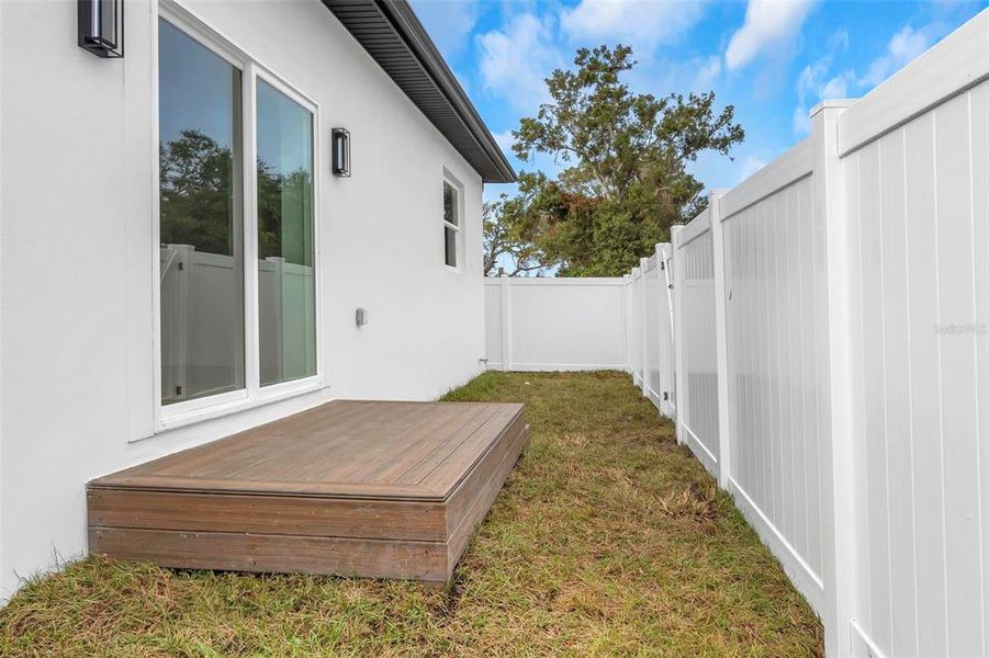 Exterior details and patio area of a home in , Clearwater (Image 3).