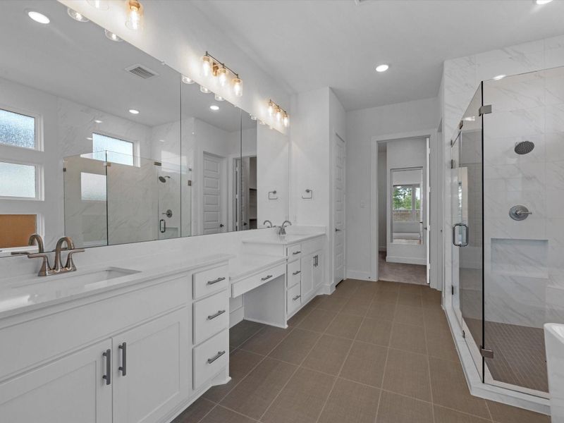 Furnished interior view inside a new home in Woodson’s Reserve, Spring (Image 14).