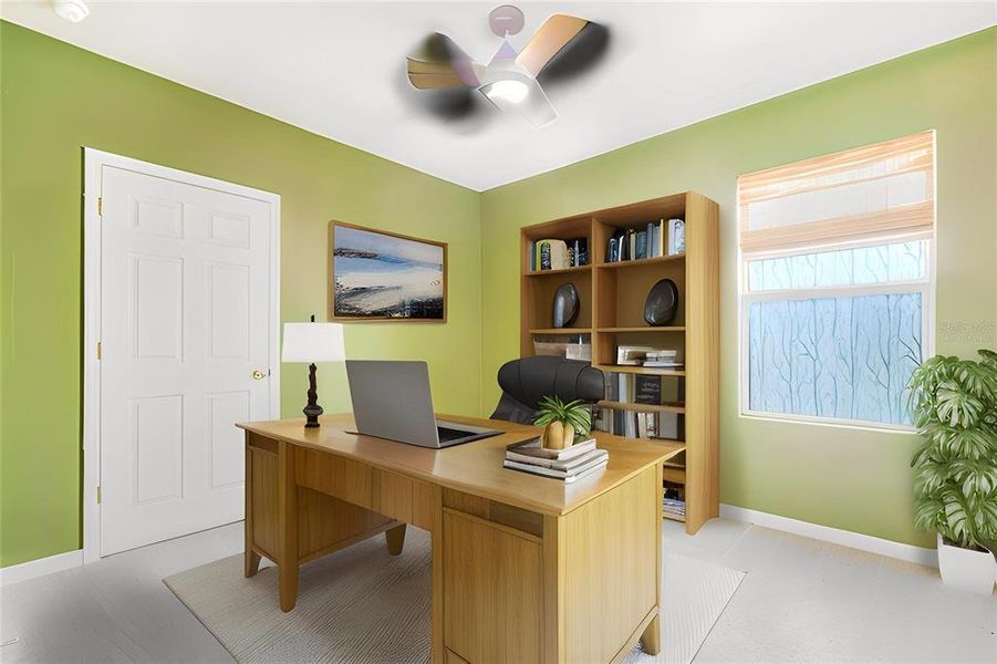 Furnished interior view inside a new home in , North Fort Myers (Image 14).