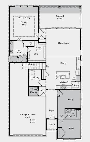 Additional Highlights include: Multi-gen suite, mudset shower at secondary bath and extended primary suite with covered outdoor living. Additional Highlights include: Multi-gen suite, mudset shower at secondary bath and extended primary suite with covered outdoor living.
