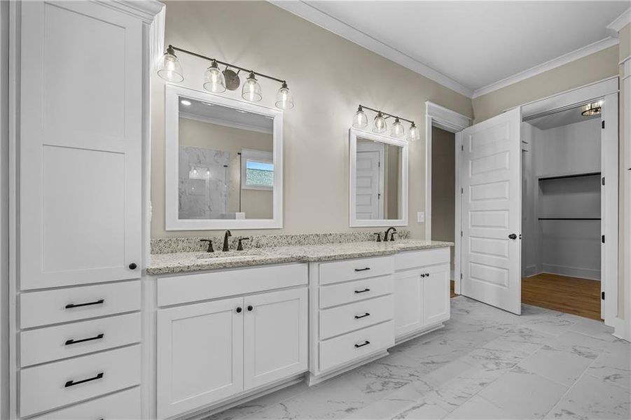 Furnished interior view inside a new home in , Monroe (Image 14).