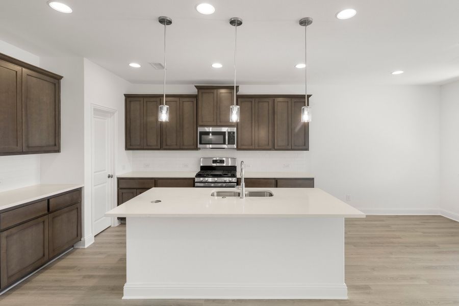 Furnished interior view inside a new home in Creekside, Royse City (Image 7).