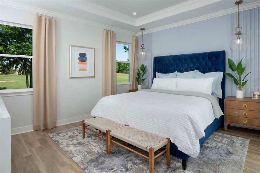 Furnished interior view inside a new home in Wellen Park, Venice (Image 12).