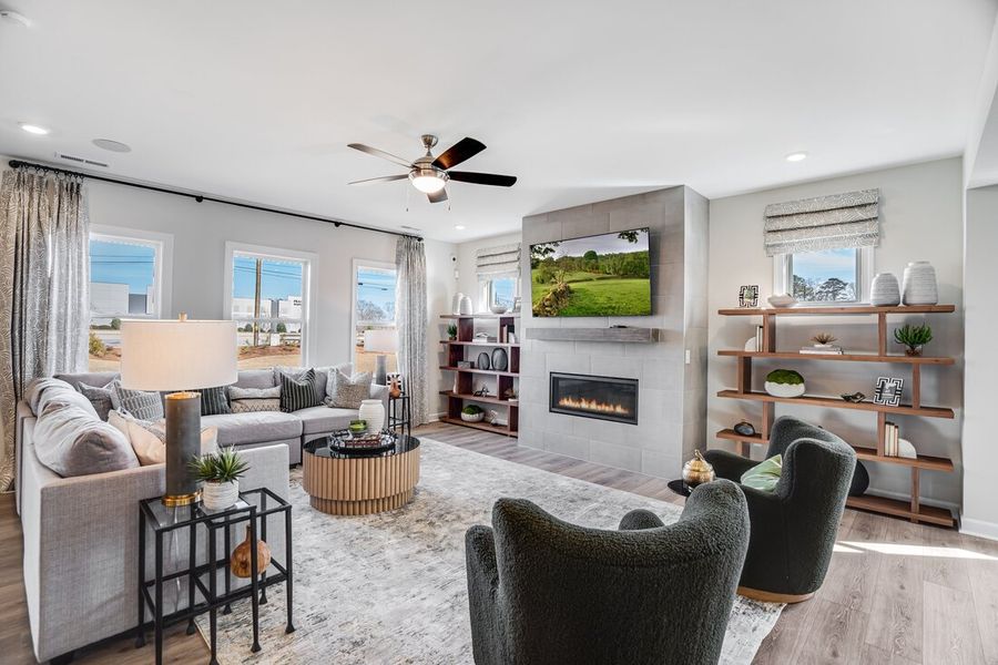 Representative furnished interior of a home built from the Wayland by Taylor Morrison in Silverstone Traditional, Knightdale (Image 25).