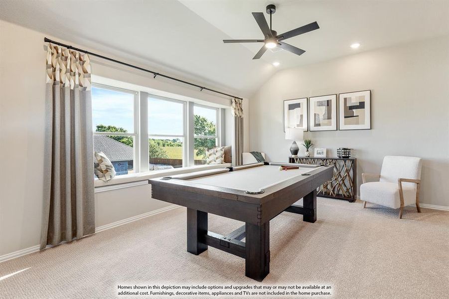 Furnished interior view inside a new home in Timberbrook, Justin (Image 20).