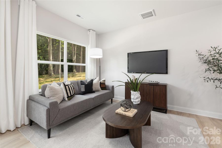 Furnished interior view inside a new home in , Charlotte (Image 15).