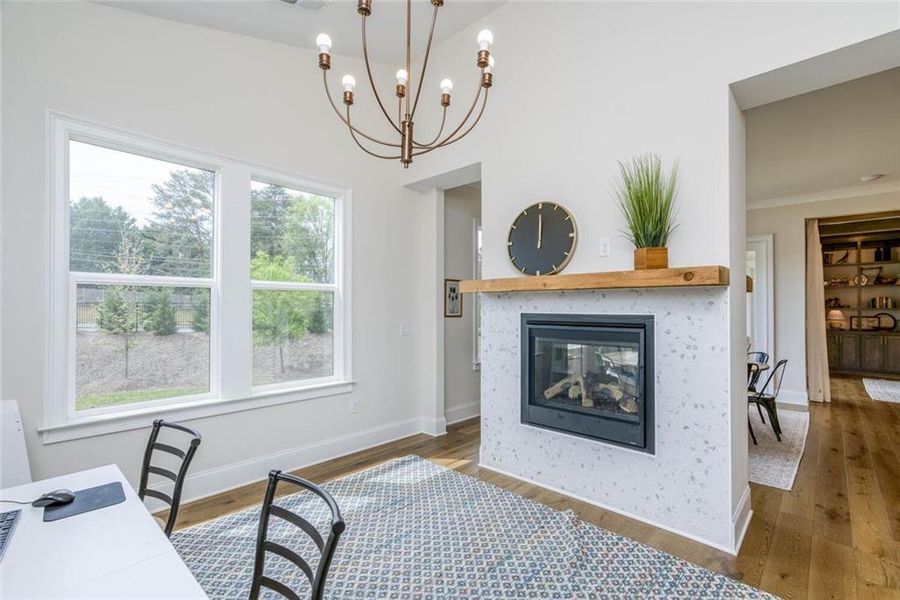 Furnished interior view inside a new home in , Marietta (Image 60). Furnished interior view inside a new home in , Marietta (Image 60).