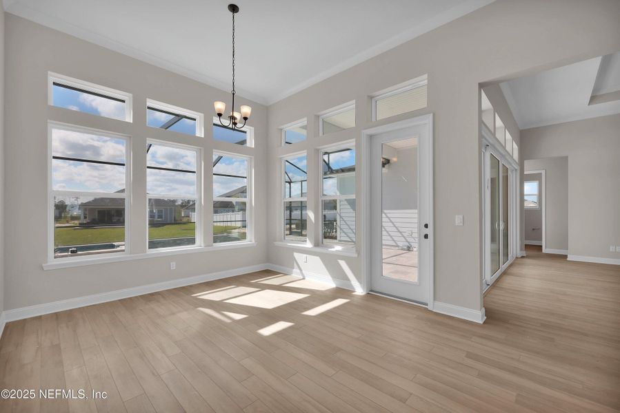 Spacious, unfurnished interior of a new home in Courtney Oaks at SilverLeaf, St. Augustine (Image 23).