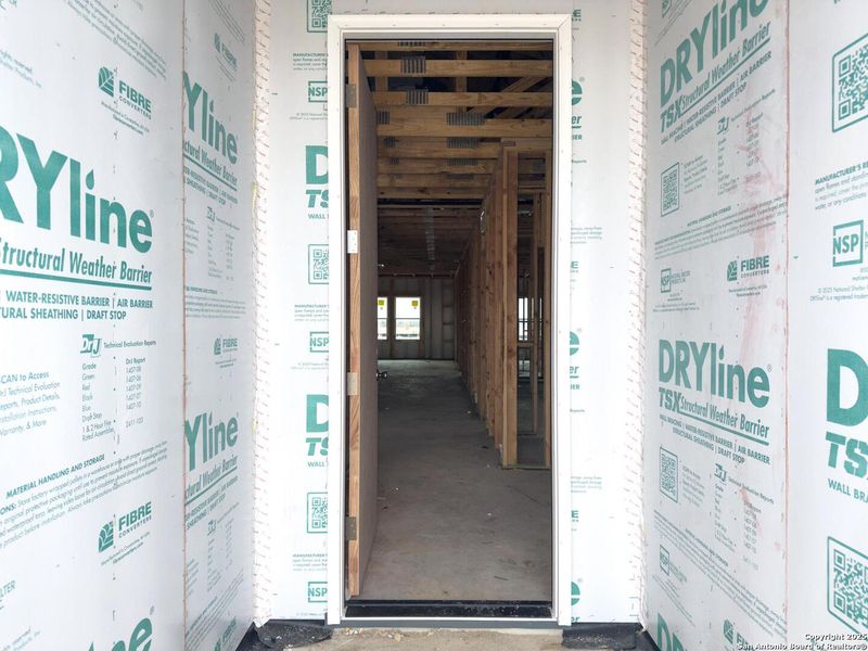 In-progress construction of a new home in Cordova Trails, Seguin, TX (Image 28).