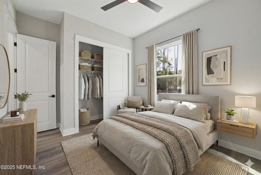 Furnished interior view inside a new home in , Jacksonville (Image 9).