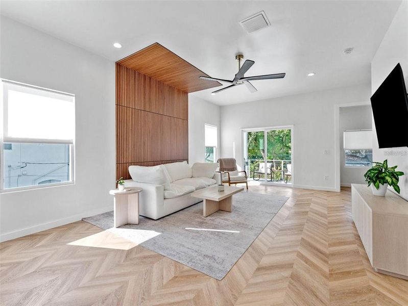 Furnished interior view inside a new home in , Tampa (Image 10).