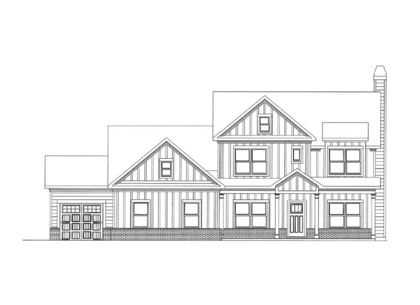 Front exterior of a new home in Cherokee Knoll, Williamston, SC, highlighting curb appeal (Image 1). Front exterior of a new home in Cherokee Knoll, Williamston, SC, highlighting curb appeal (Image 1).