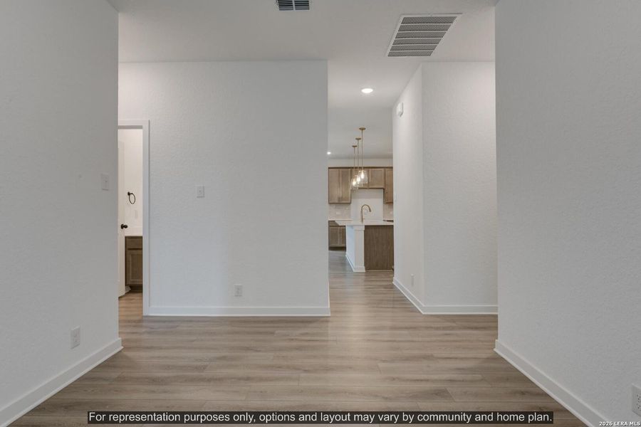 Spacious, unfurnished interior of a new home in Hennersby Hollow, San Antonio (Image 17). Spacious, unfurnished interior of a new home in Hennersby Hollow, San Antonio (Image 17).