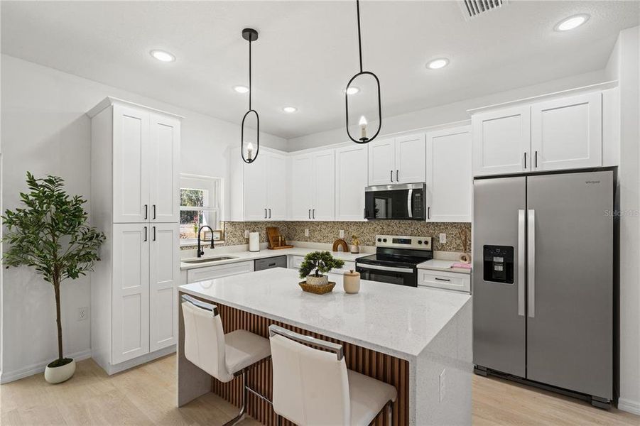 Furnished interior view inside a new home in , Citrus Springs (Image 6).