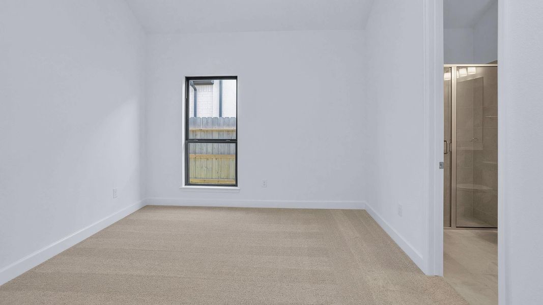 Spacious, unfurnished interior of a new home in Artavia 55' - Valencia, Conroe (Image 13).