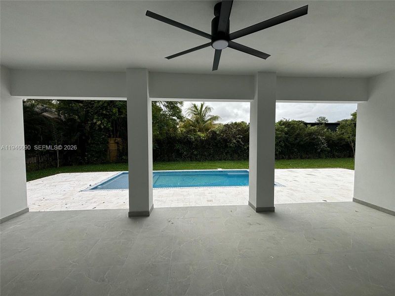 Exterior details and patio area of a home in , Miami (Image 4). Exterior details and patio area of a home in , Miami (Image 4).