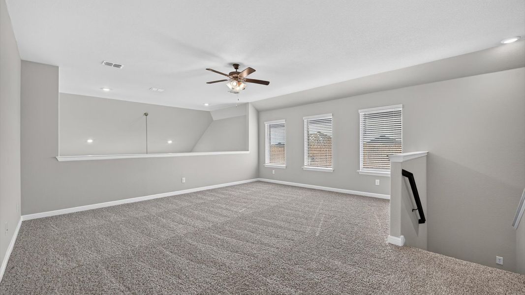 Representative unfurnished interior of a home built from the Juniper by D.R. Horton in Morningstar, Aledo (Image 28). Representative unfurnished interior of a home built from the Juniper by D.R. Horton in Morningstar, Aledo (Image 28).
