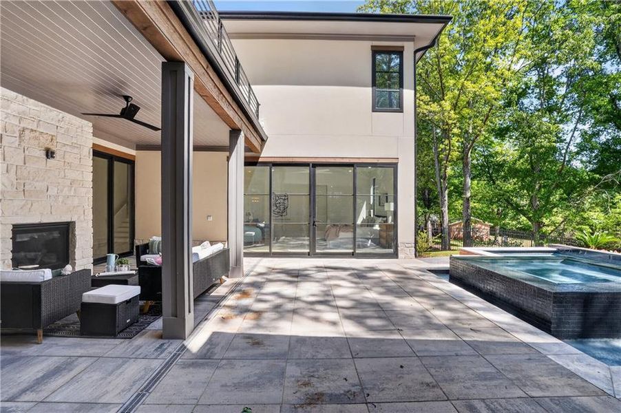 Exterior details and patio area of a home in , Alpharetta (Image 35).