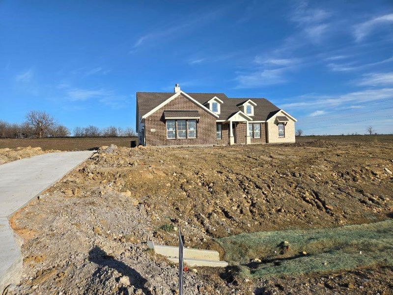 In-progress construction of a new home in Hillview Addition, Decatur, TX (Image 10).