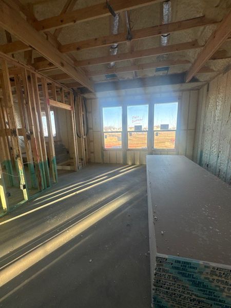 In-progress construction of a new home in Cedar Ridge Estates, Anna, TX (Image 7). In-progress construction of a new home in Cedar Ridge Estates, Anna, TX (Image 7).