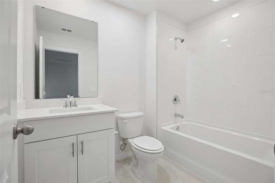 Furnished interior view inside a new home in The Reserve at Hammock Oaks Townes, Lady Lake (Image 12).