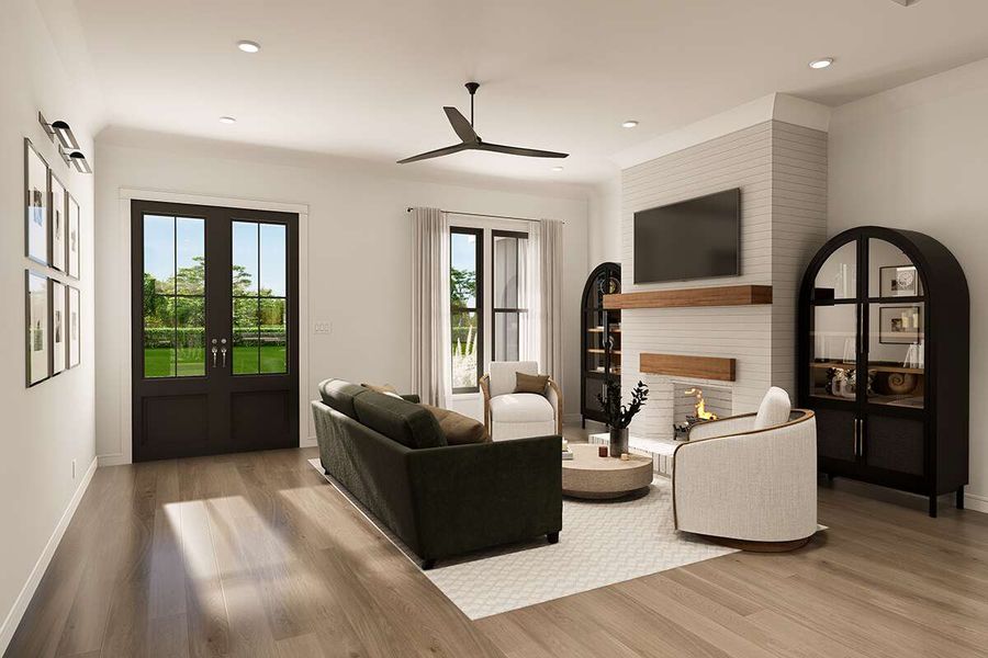 Representative furnished interior of a home built from the Canyon Plan by Zeal Home Builders in Patti Lynn Hills, Paradise (Image 6).