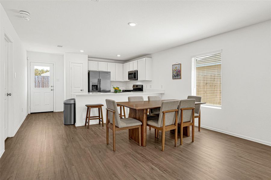 Furnished interior view inside a new home in Townsend Reserve: Cottage Collection, Splendora (Image 9). Furnished interior view inside a new home in Townsend Reserve: Cottage Collection, Splendora (Image 9).