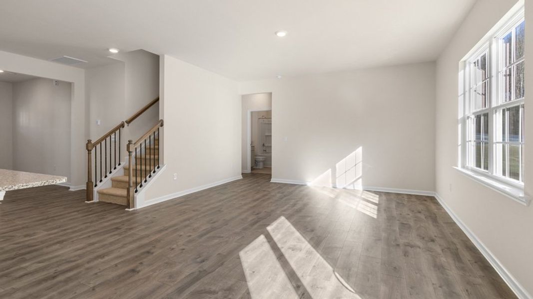 Spacious, unfurnished interior of a new home in The Reserve at Stoney Creek, Whitsett (Image 17).