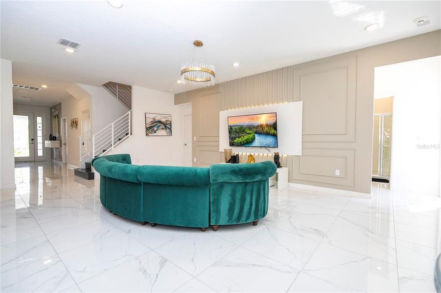 Furnished interior view inside a new home in , Kissimmee (Image 24). Furnished interior view inside a new home in , Kissimmee (Image 24).