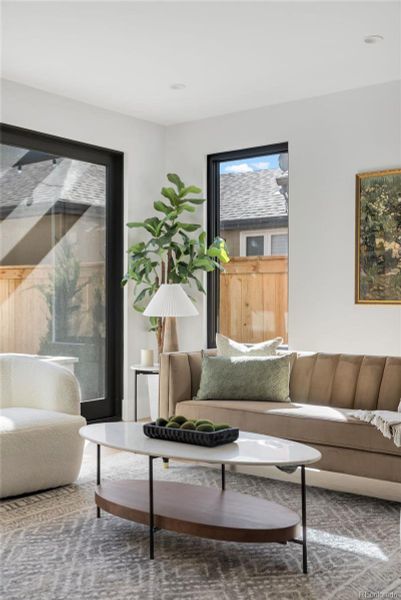 Furnished interior view inside a new home in , Denver (Image 8).