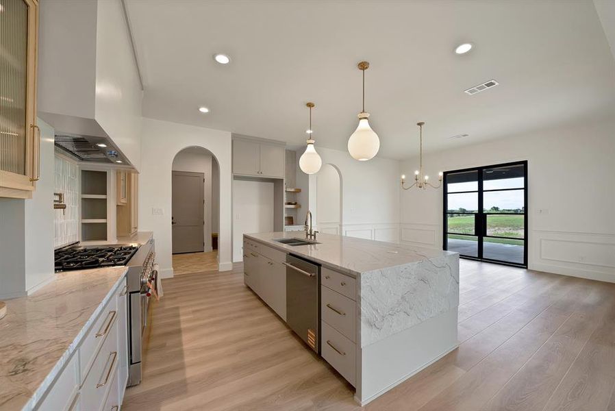 Furnished interior view inside a new home in , Weatherford (Image 3). Furnished interior view inside a new home in , Weatherford (Image 3).