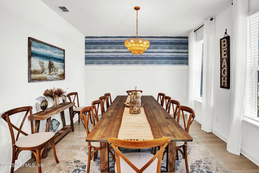 Furnished interior view inside a new home in Seaside Vista, St. Augustine (Image 41). Furnished interior view inside a new home in Seaside Vista, St. Augustine (Image 41).