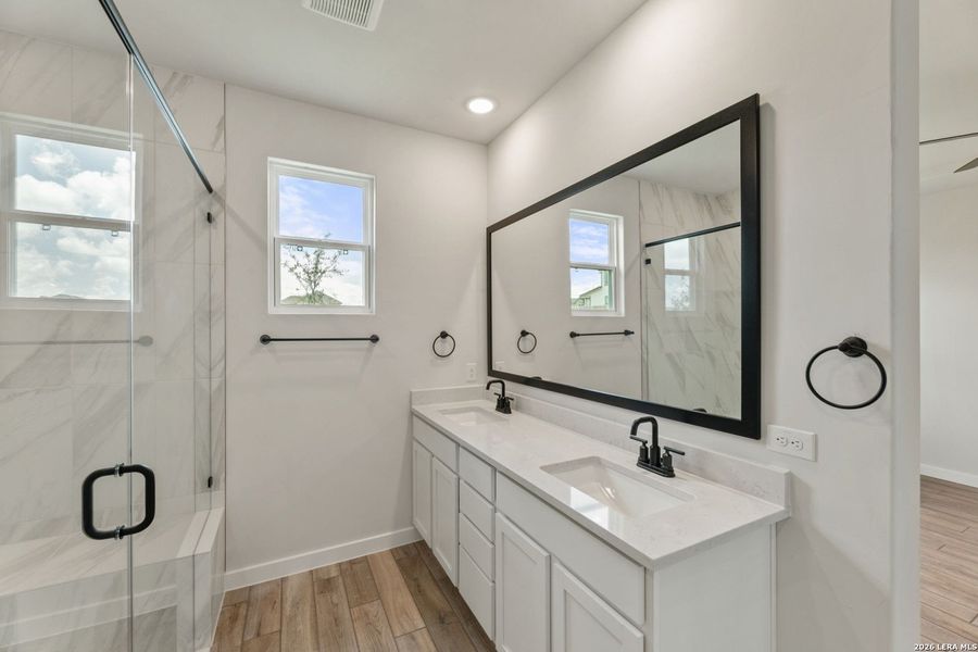 Furnished interior view inside a new home in Veranda Designer, San Antonio (Image 5).