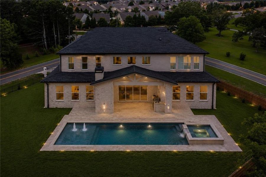 Exterior details and patio area of a home in , Grayson (Image 35).